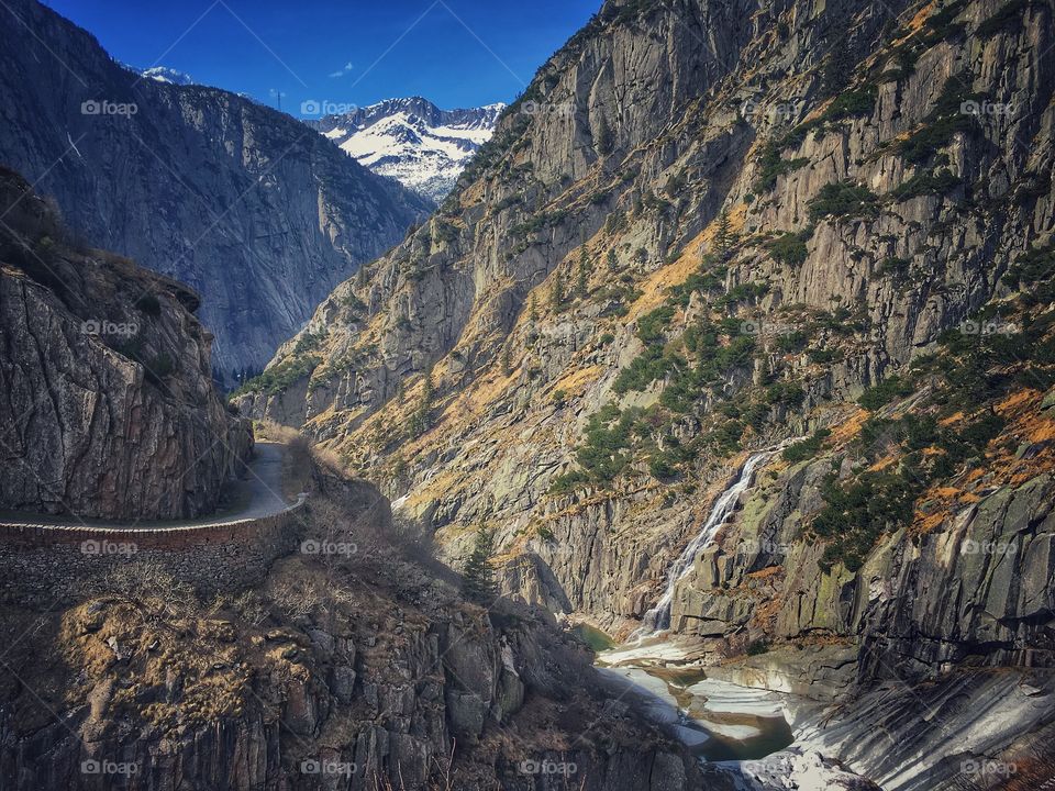 Canyon in Switzerland 