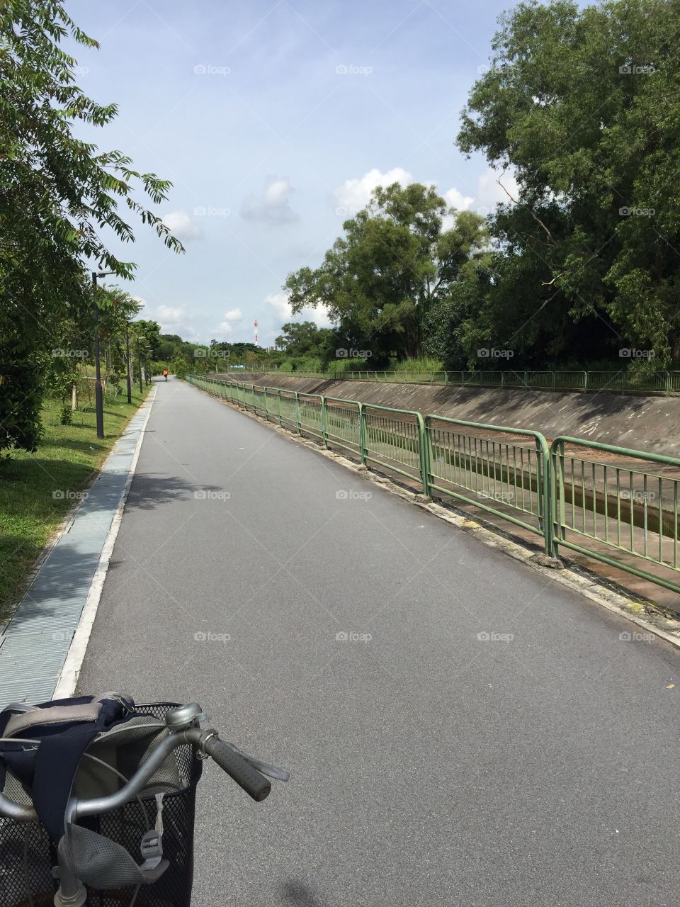 Cycle track at P’Ris behind the IC factories