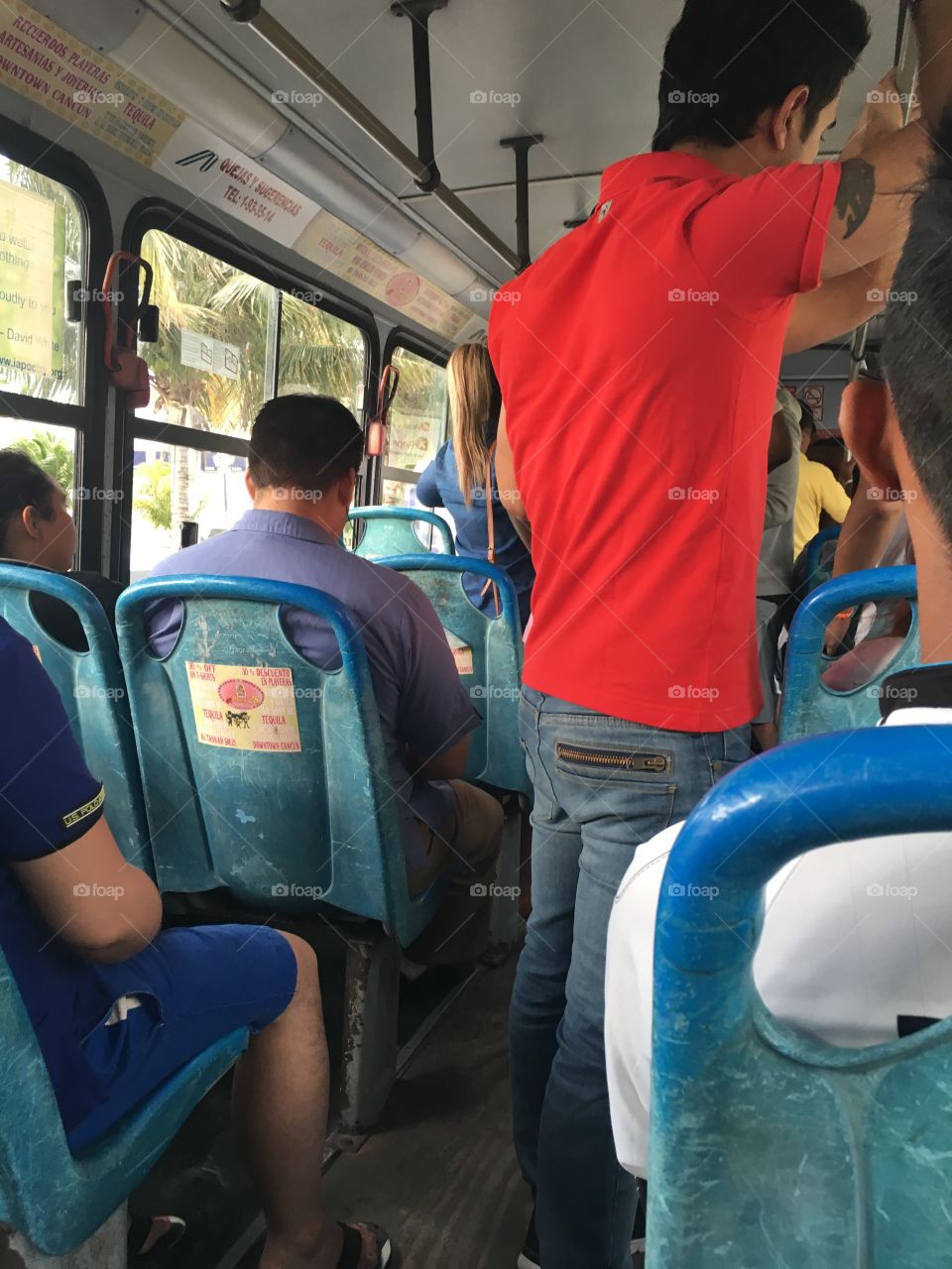 Autobús en Cancún Mexico 