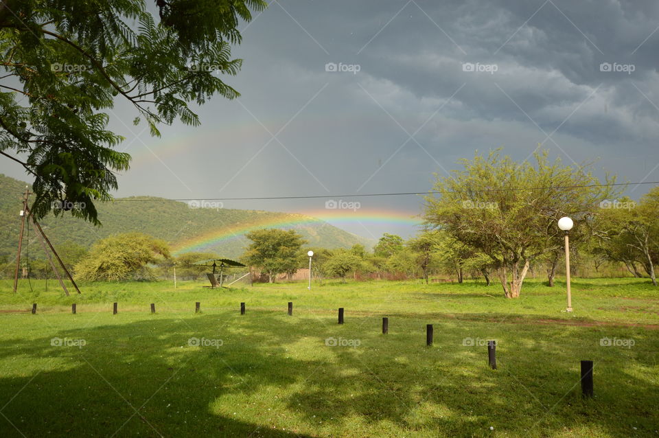 rainbow Typical thunderstorm south africa Mp