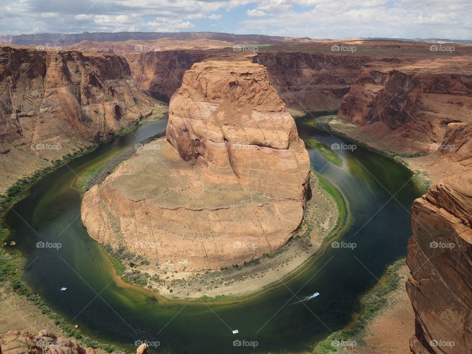 Horseshoe Bend, AZ. The Colorado River at Horseshoe Bend, AZ