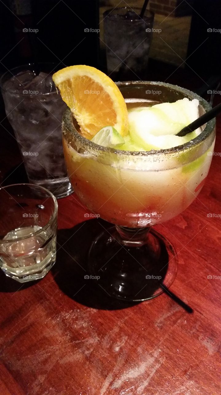 Drink Night Out. Ordered a Margarita, It came out huge. 