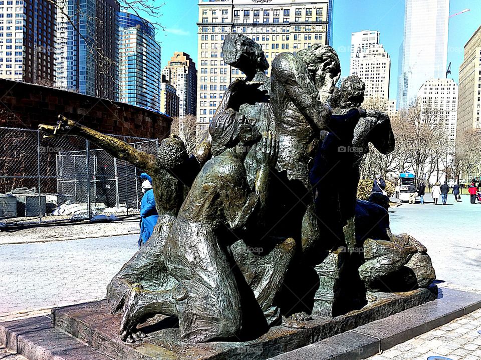 City, Statue, Sculpture, Travel, Fountain