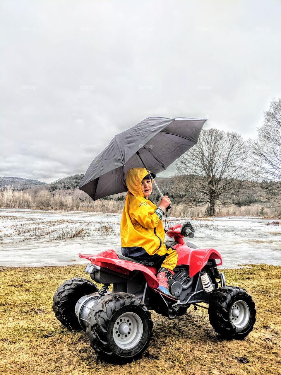 staying dry while fourwheeling