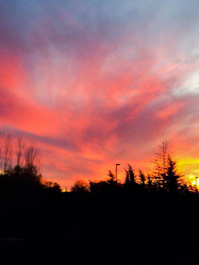 April sunset too