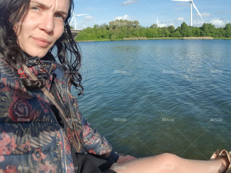 nice sitting along the water the Netherlands