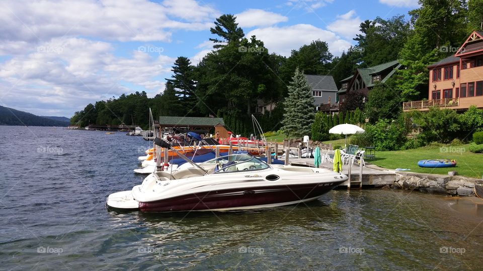 Boat on the lake