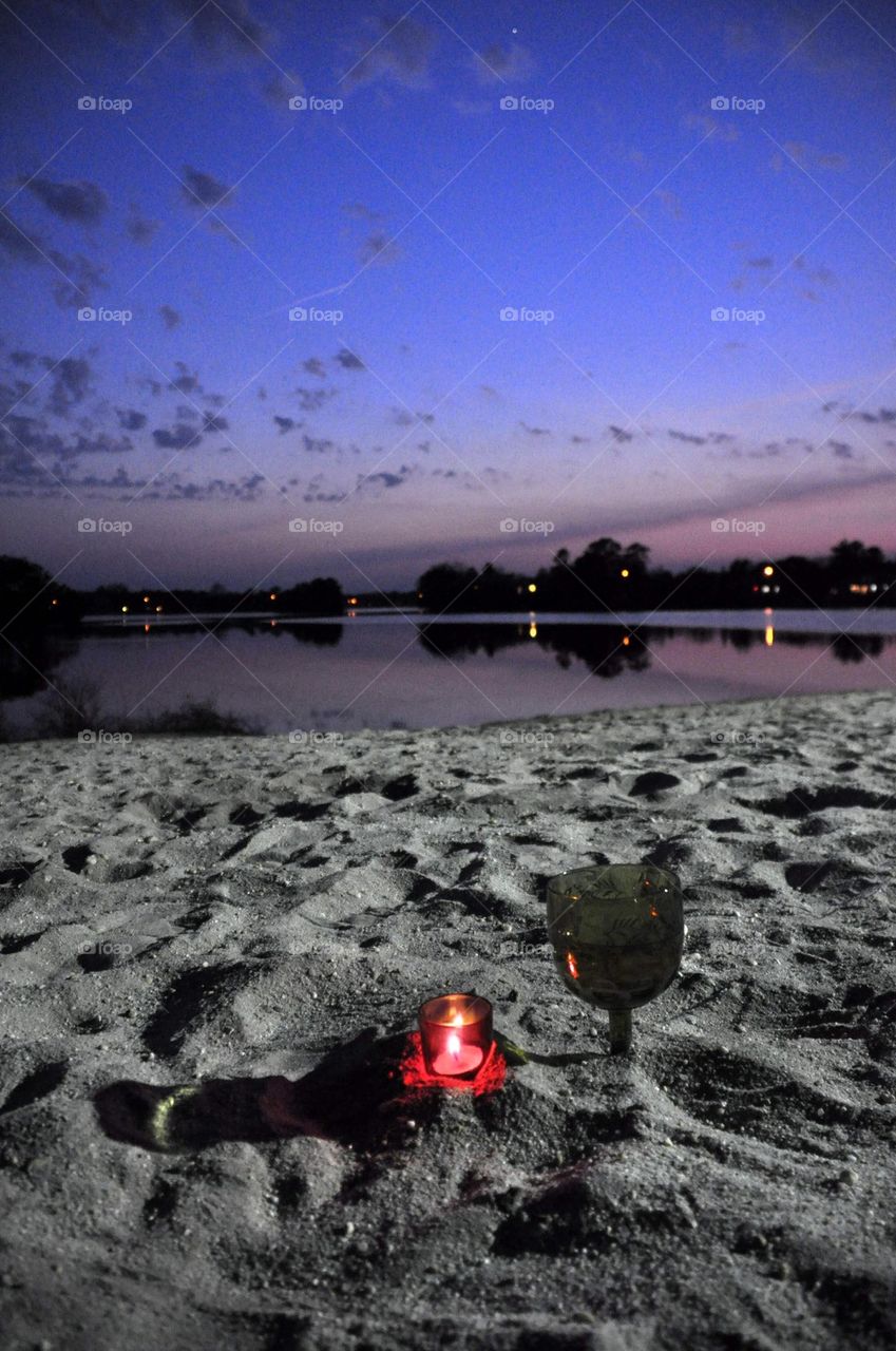 Romance on the beach