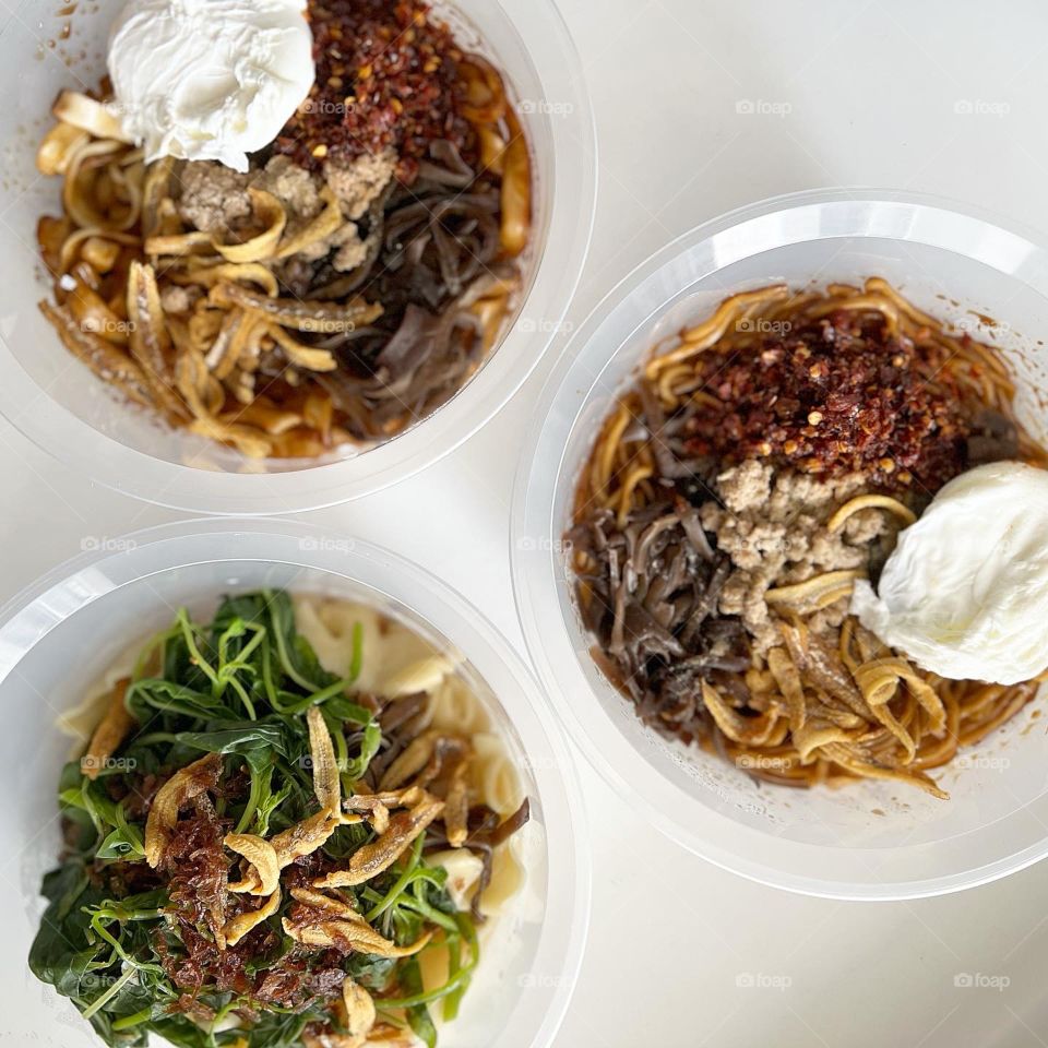 Springy asian noodles that’s flavourful and tasty