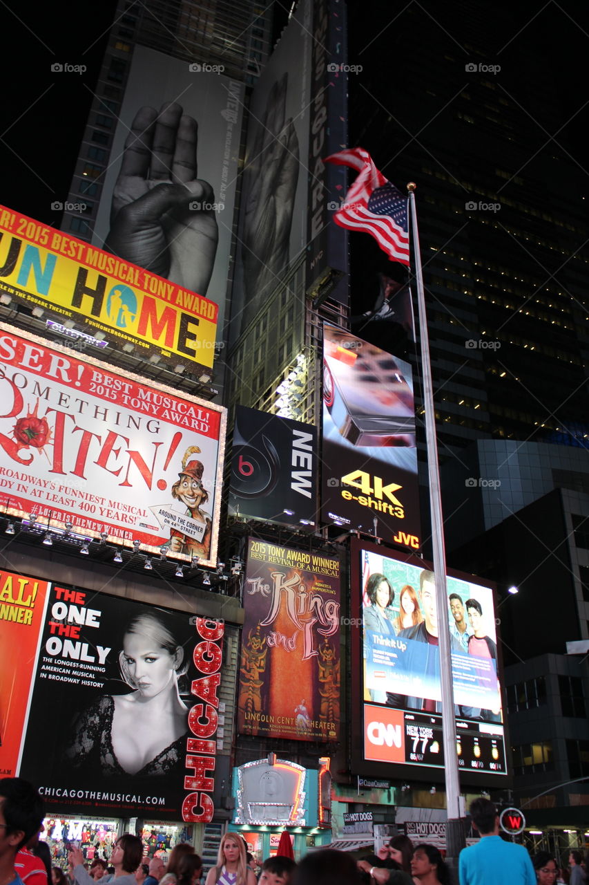 Time Square Flag