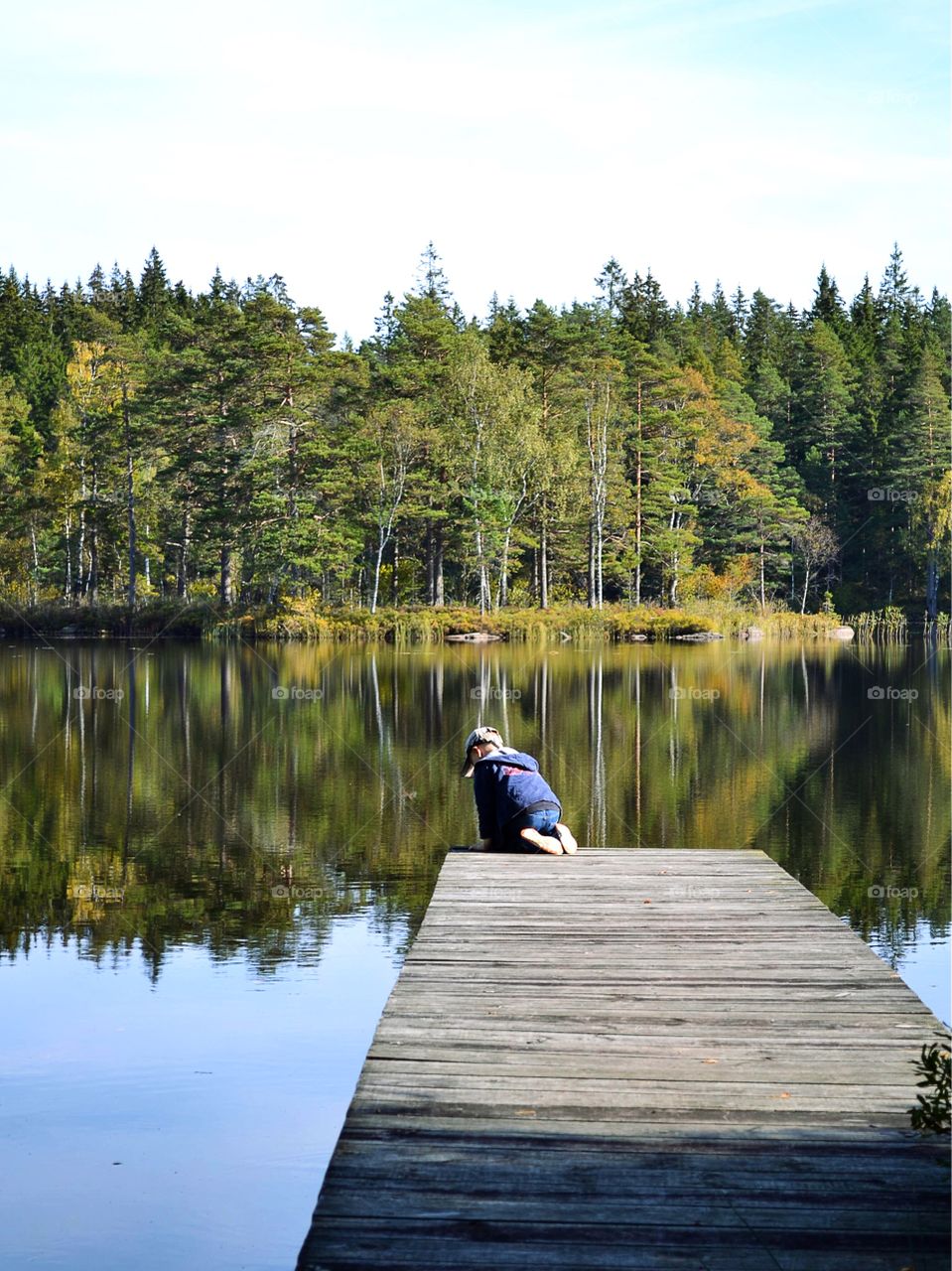 At the lake