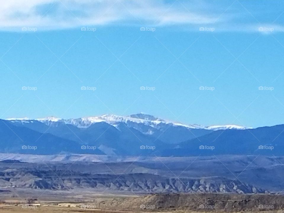 Beartooth Mountain Range from Belfry, MT