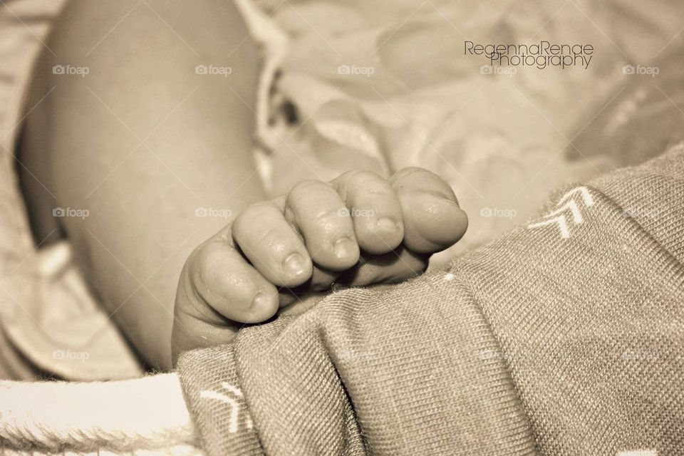 Newborn foot 