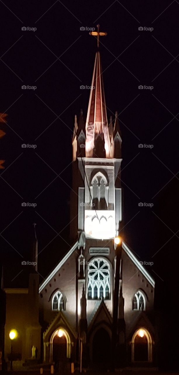 Virginia City church,Nv