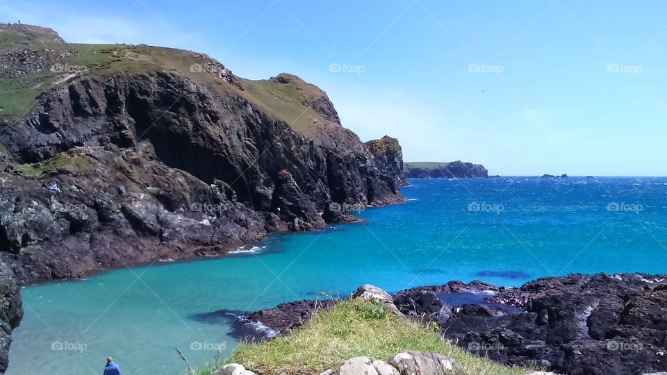 Cornish coast, UK