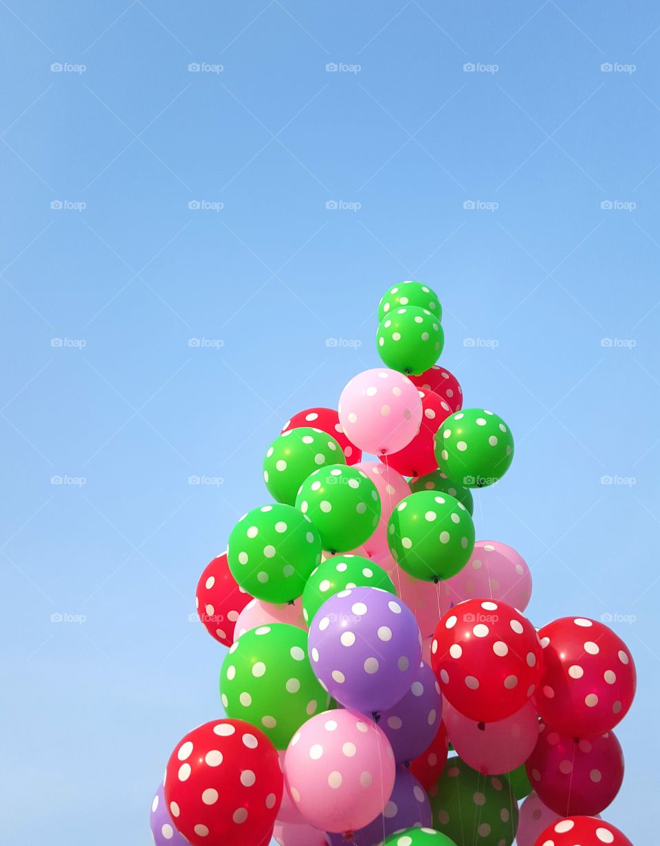 Polka Dots colorful Balloons