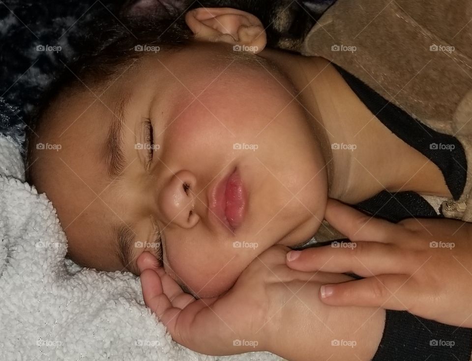 sleeping baby boy