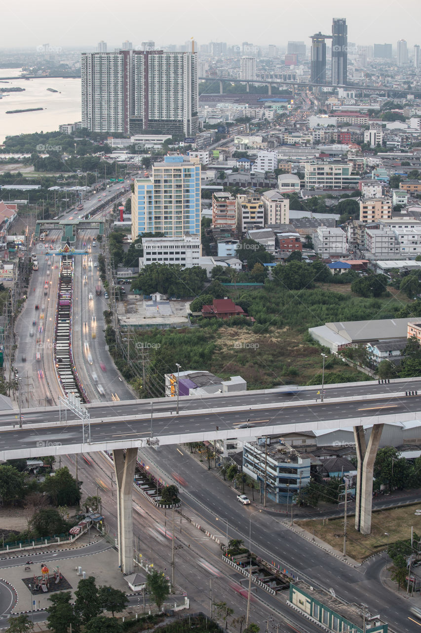 Highway in Bangkok Thailand 