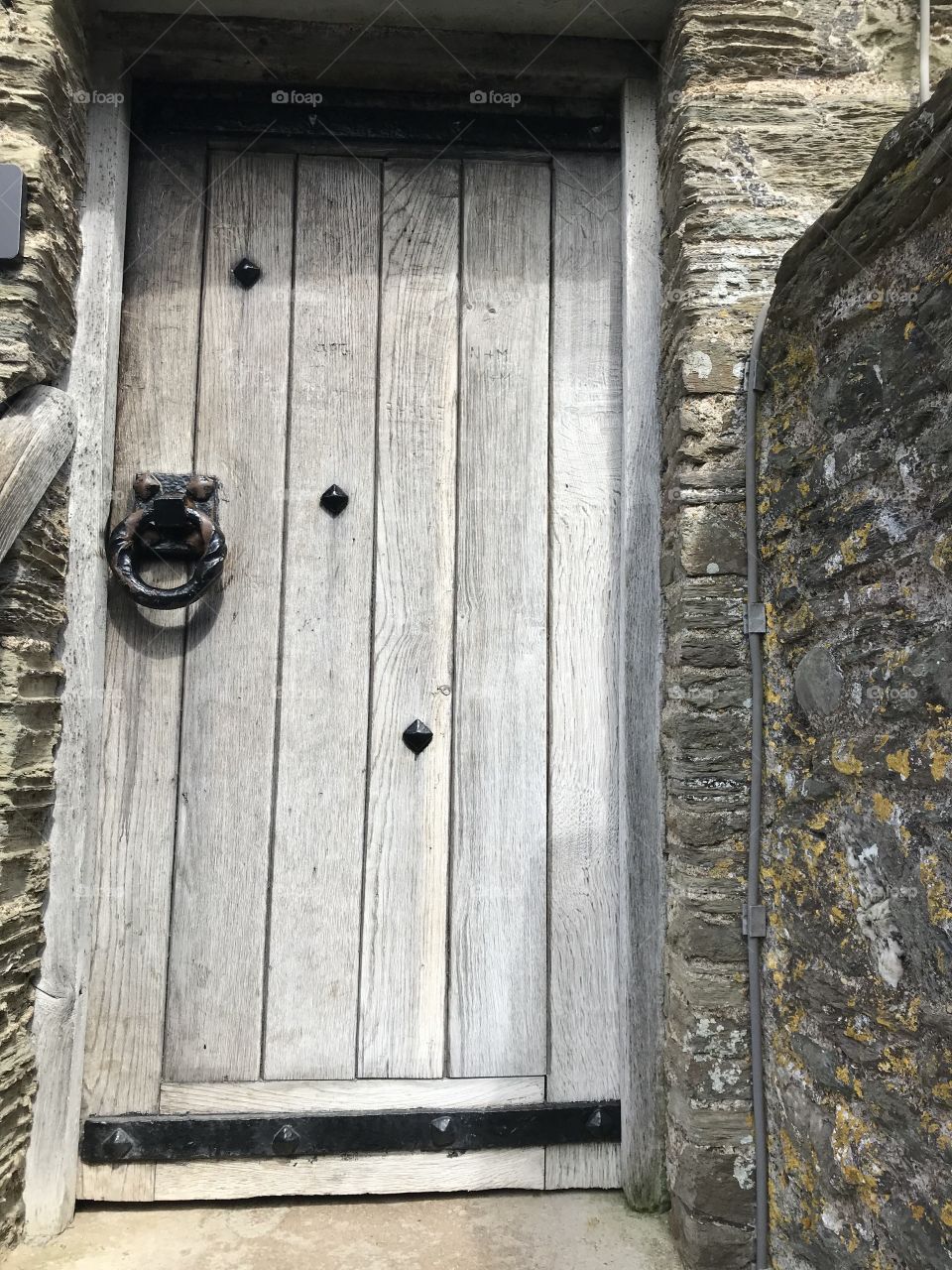 A beautifully crafted strong door, one of many to by sited ar historical buildings.