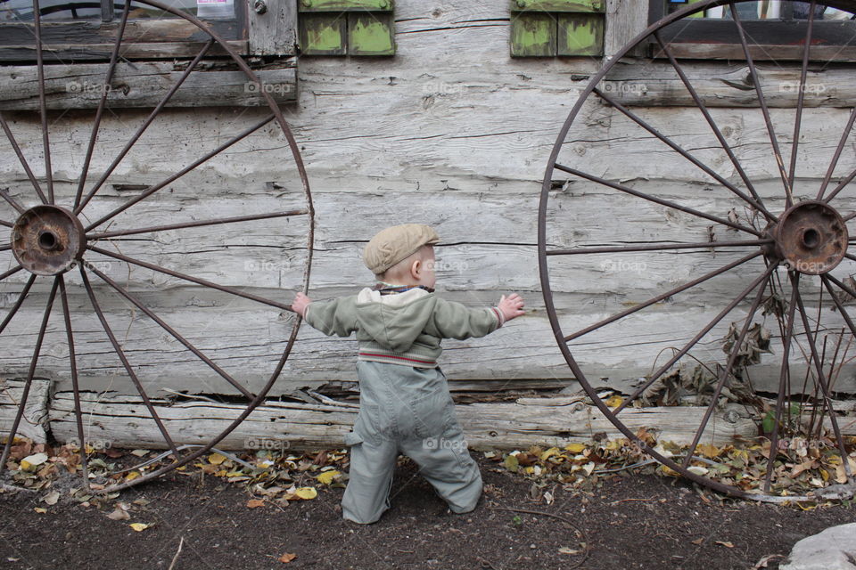 Learning how to walk. Gardener Villiage 