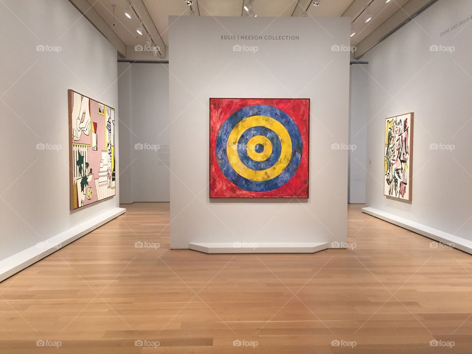 Modern art gallery
