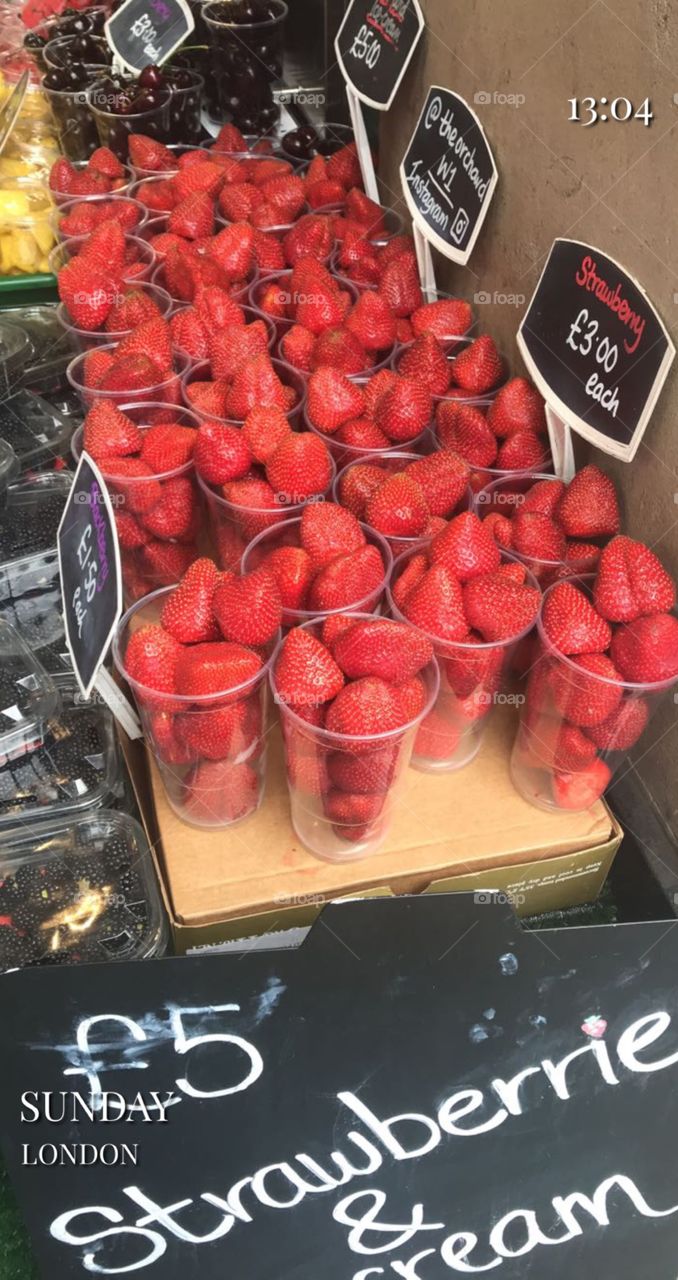 Strawberry in london 