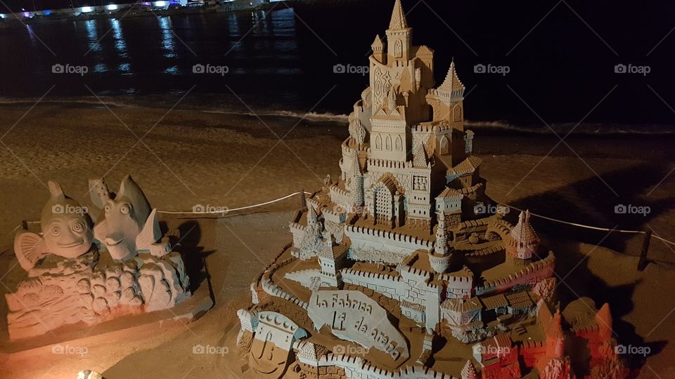 Marbella sand art