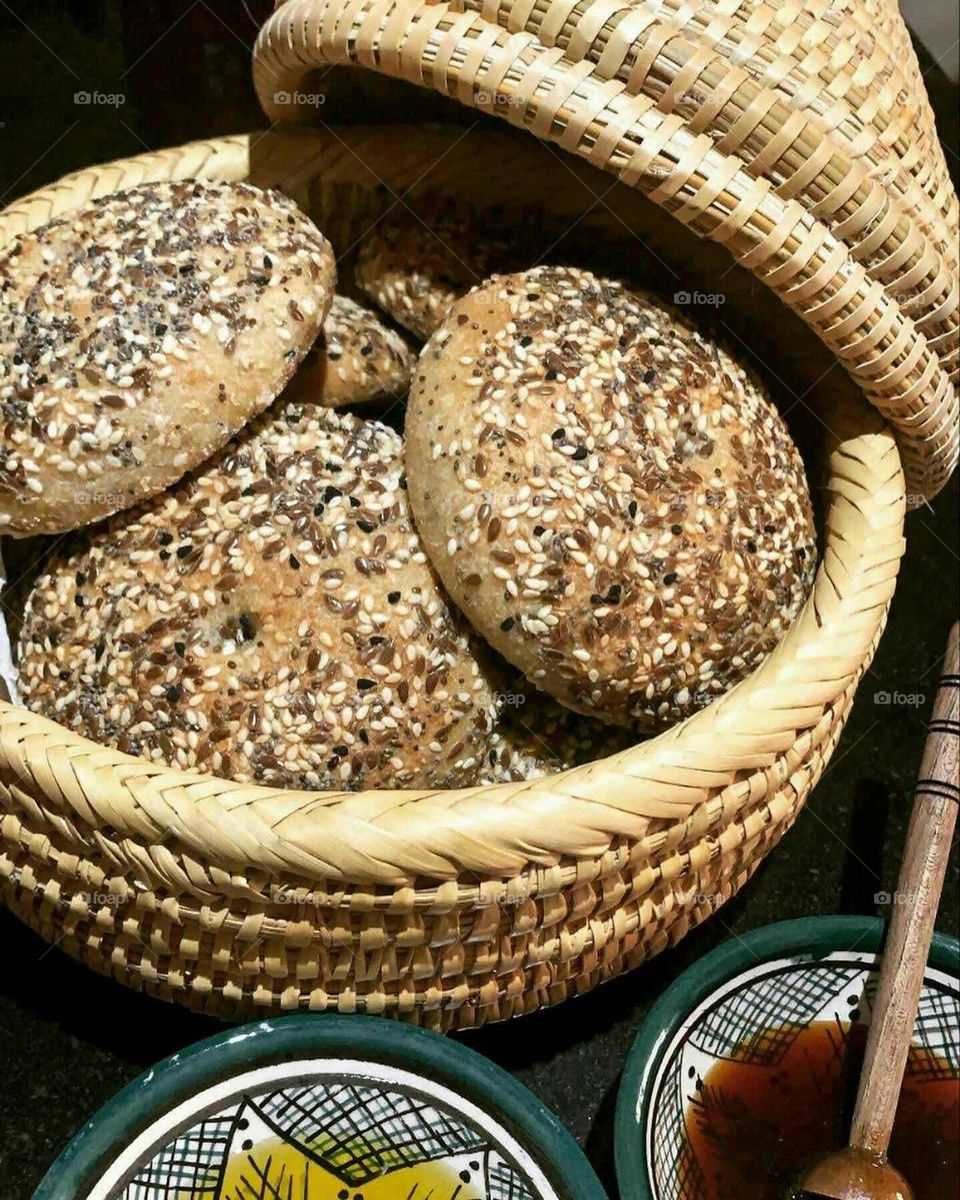 Delicious moroccan bread.