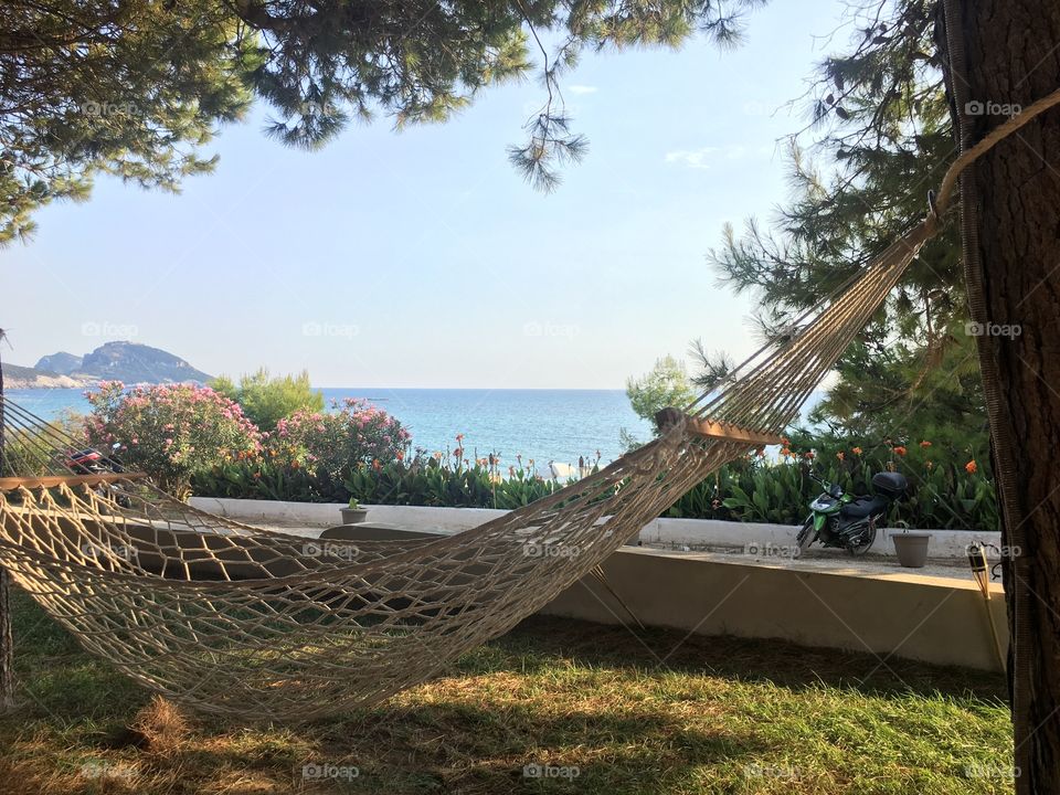 Relaxing hammock 