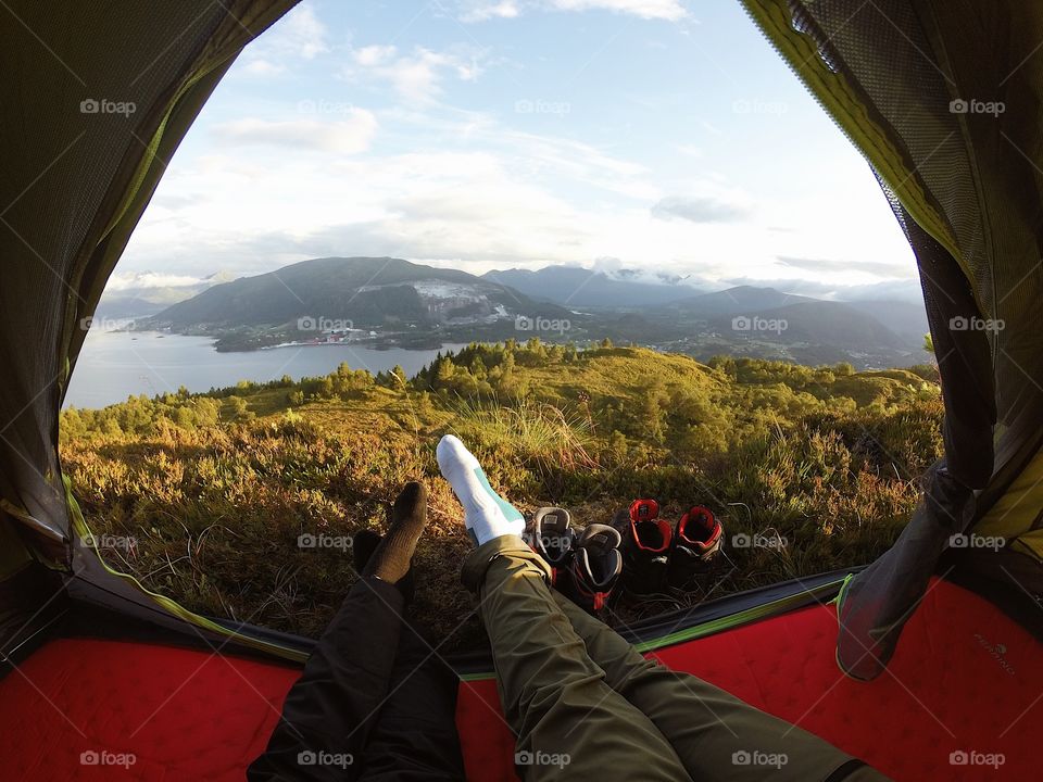 Camping with a view