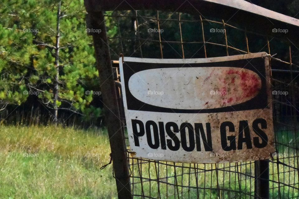 Poison gas.