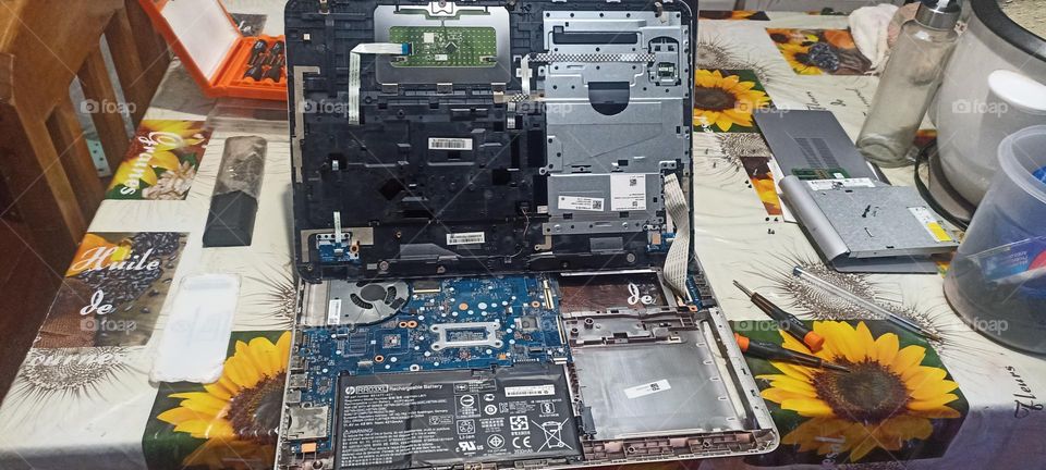 Reparando una laptop HP