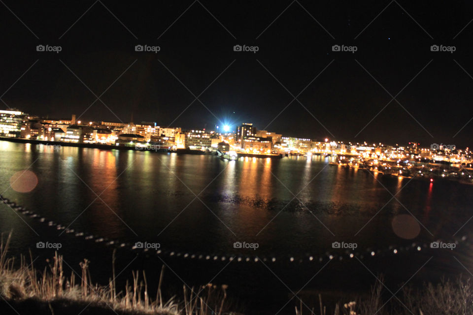 light water town night by arman