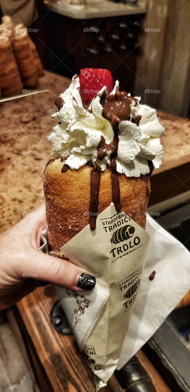 Prague delicious local dessert