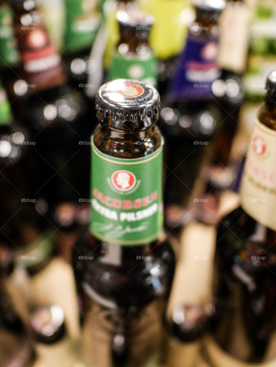 Beer bottles. Beer bottles