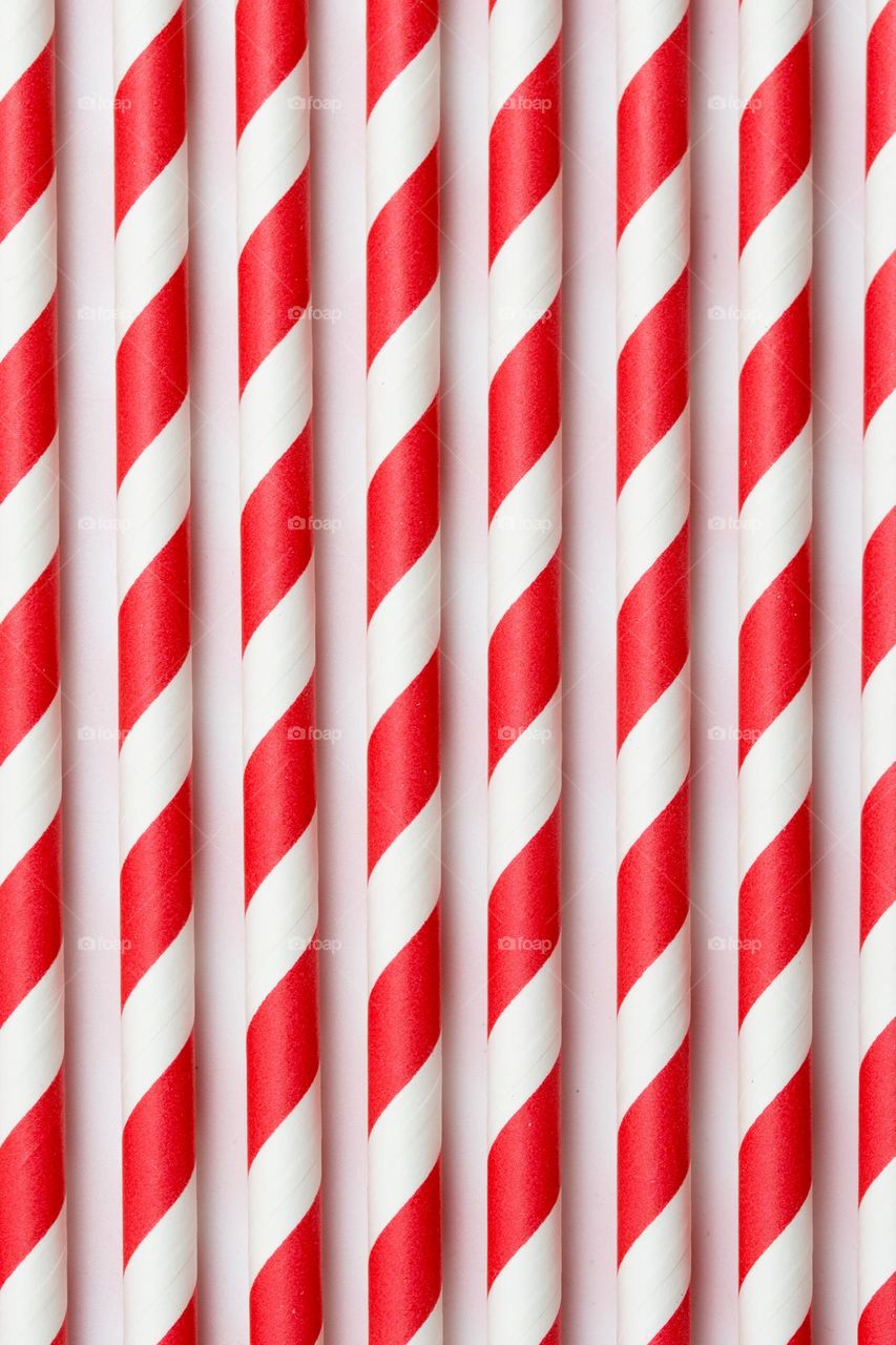 Photo of red straws
