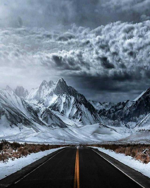 natural sky mountain view