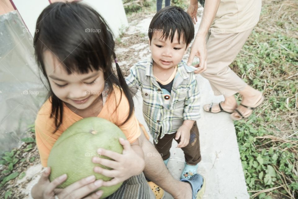 Child, Outdoors, People, Woman, Family