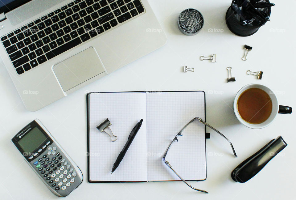 Office Flat Lay