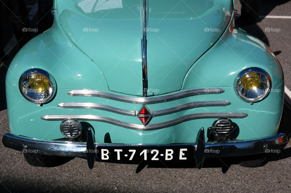 Vintage Turquoise Car