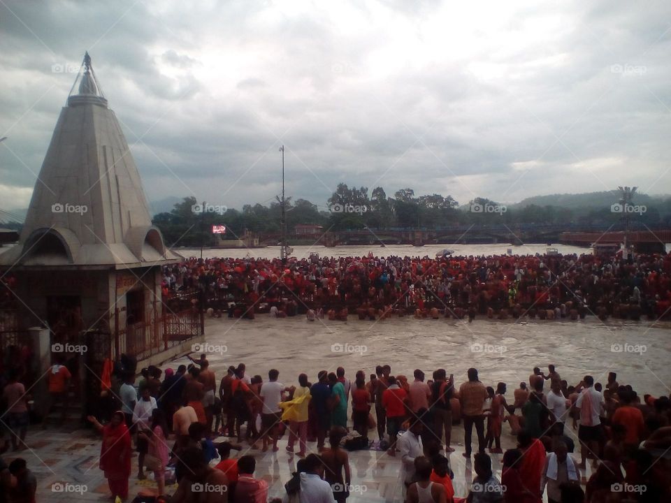 kanwad yatra at haridwar