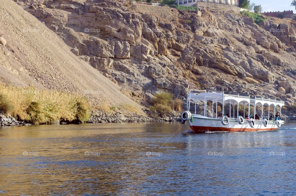 Sailing in the Nile River in Aswan