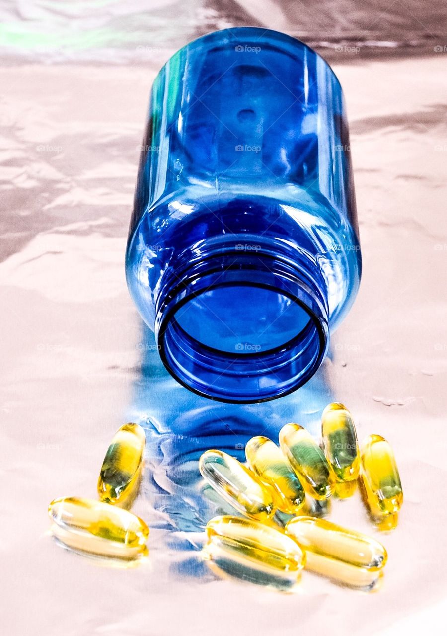 Bottle of vitamins