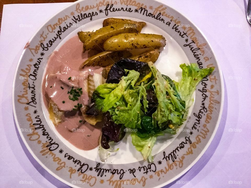 Fish sauce potato salad 