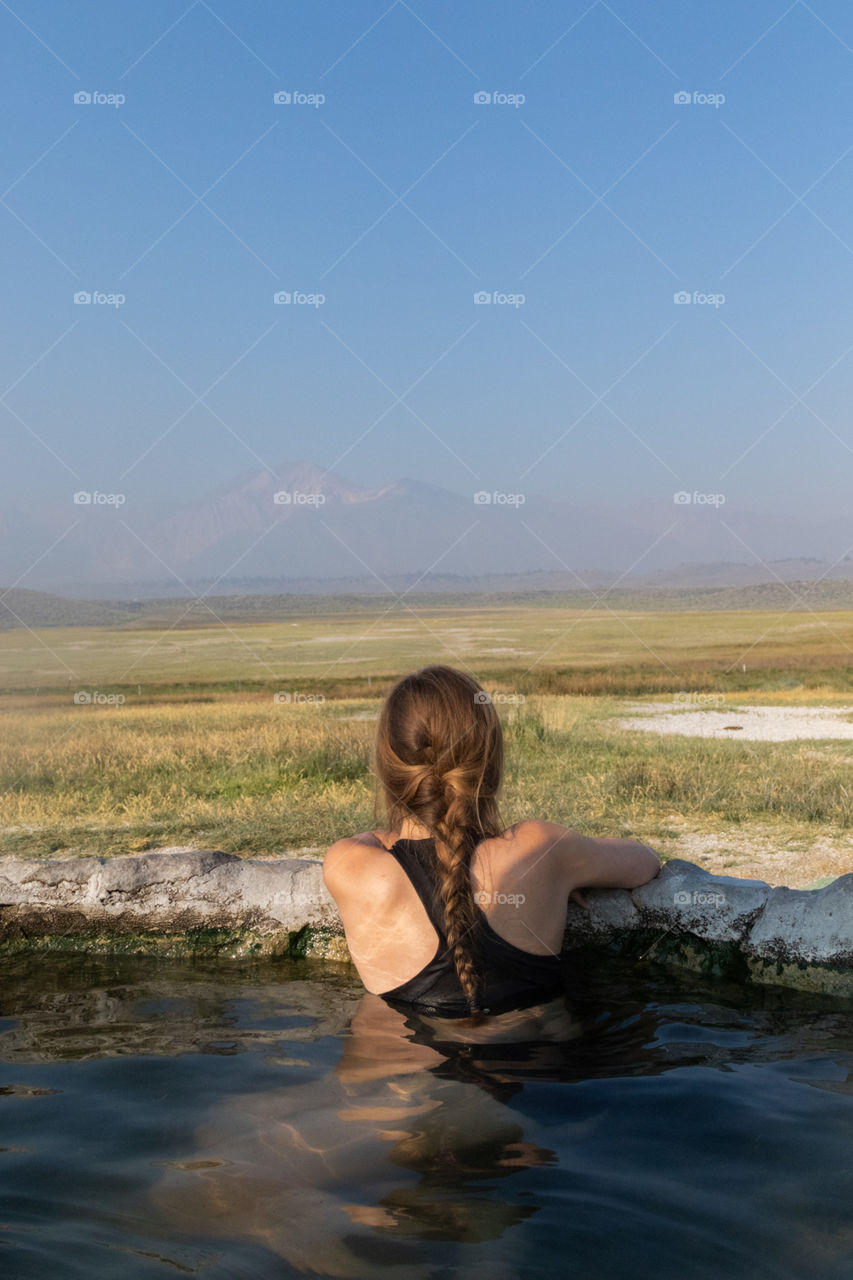 Girl, Water, Beach, Landscape, Sea