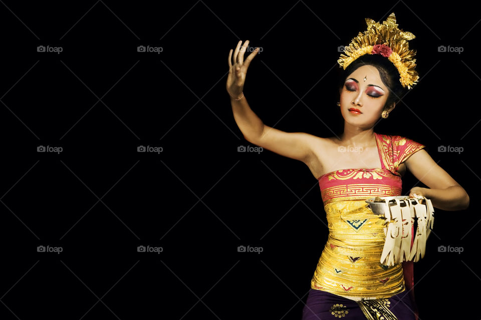 Legong dancer