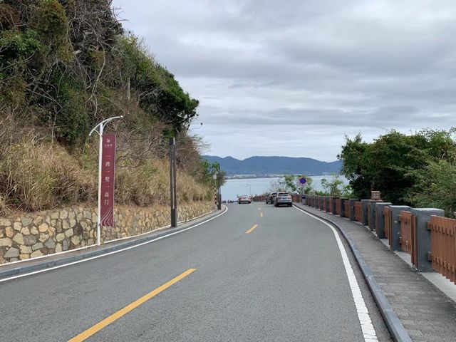 Beach road in Sanya
