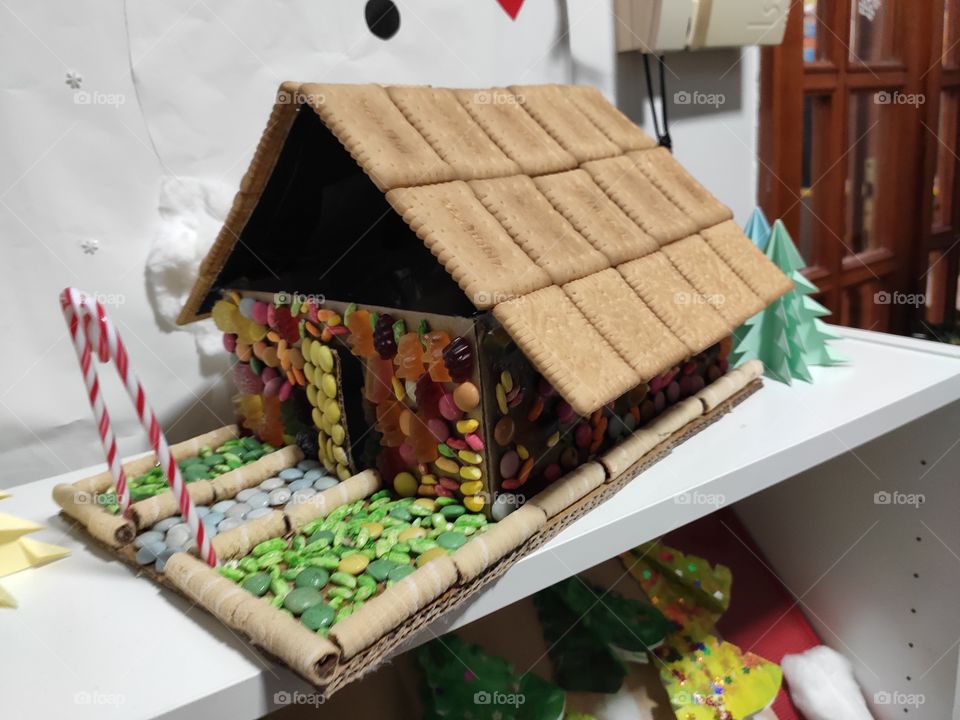 House made of sweets and candy