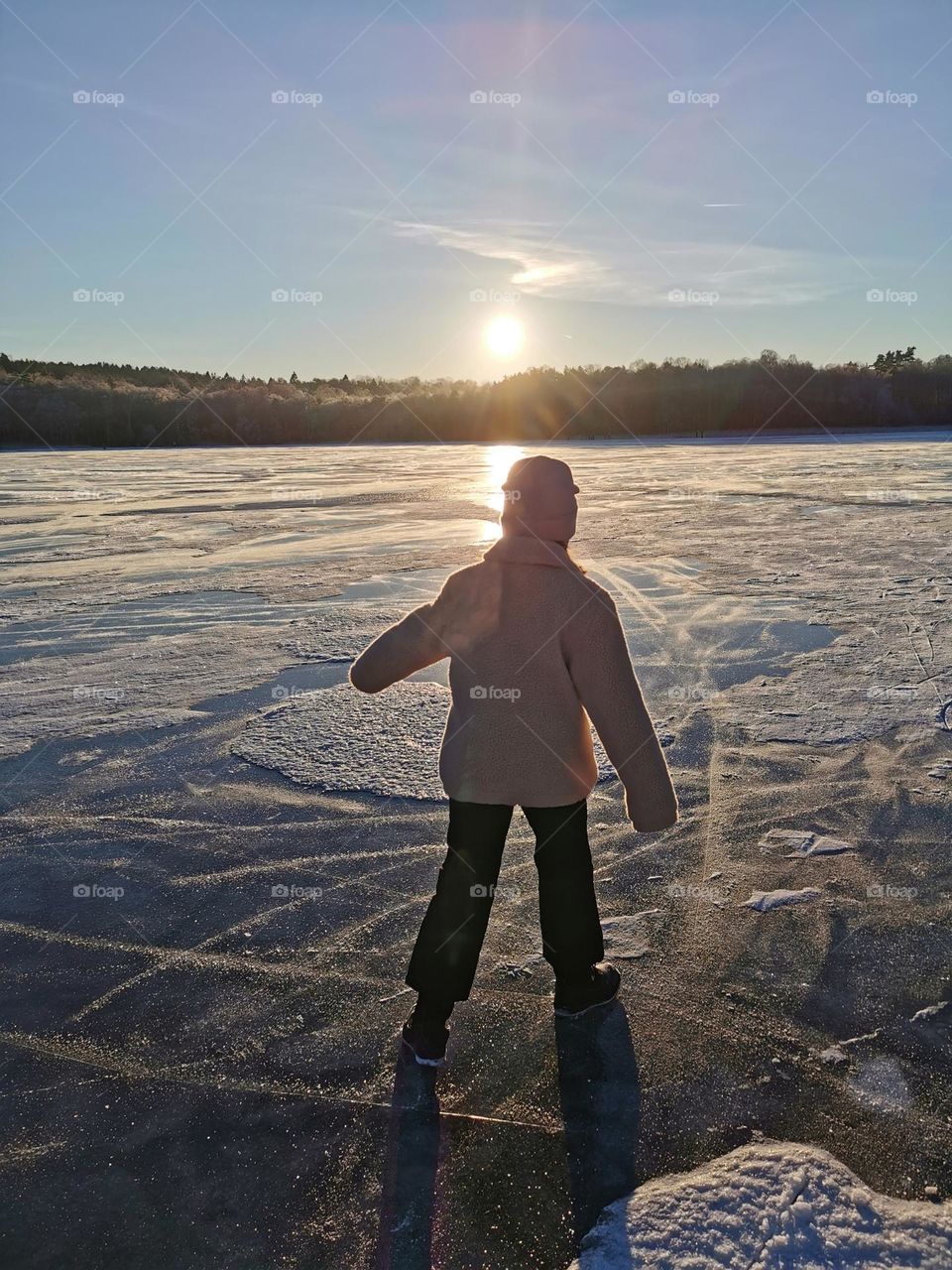 Girl on the ice