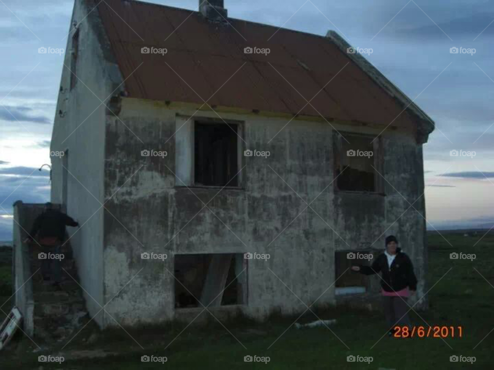 old empty house in Iceland